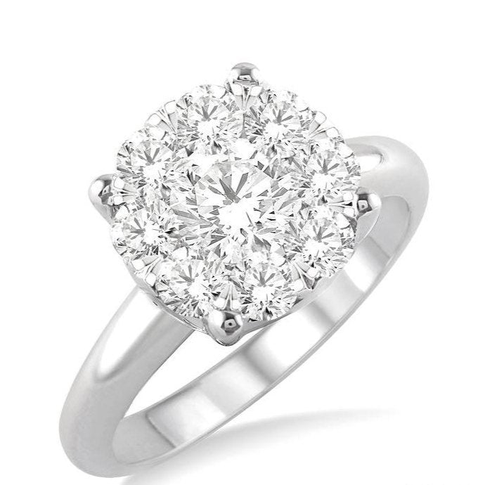 Parkplace Jewelers Round Shape Lovebright Essential Diamond Ring 36900PPFGWG-1.50