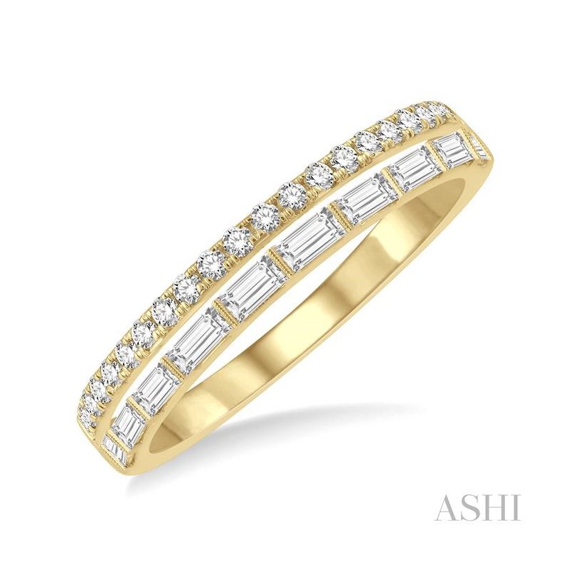 ASHI Stackable Baguette Diamond Fashion Ring 348A3PPFHYG
