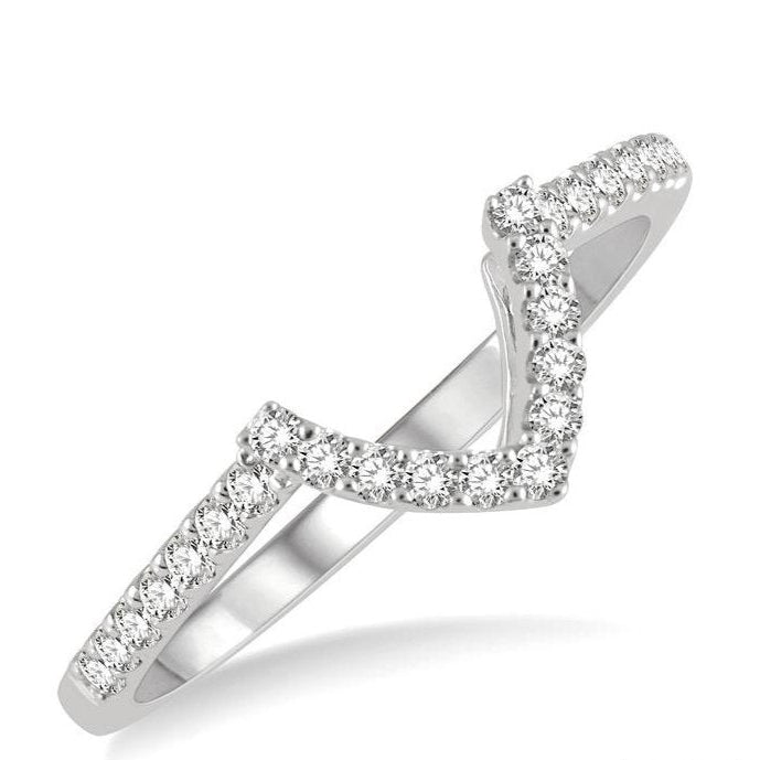 Parkplace Jewelers Chevron Diamond Wedding Band 237C7PPFVWG-WB