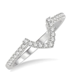 Parkplace Jewelers Chevron Diamond Wedding Band 237C7PPFVWG-WB