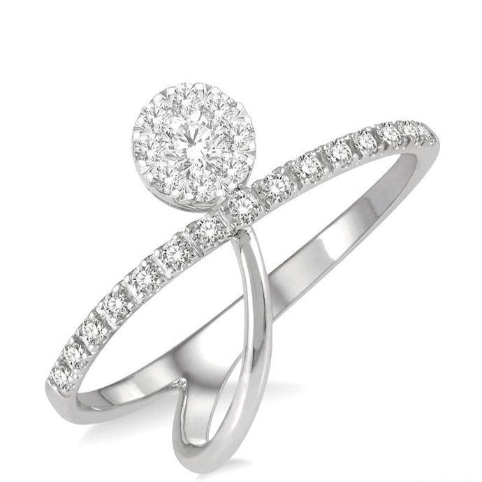 Parkplace Jewelers Round Shape Lovebright Diamond Fashion Ring 377N5PPFGWG