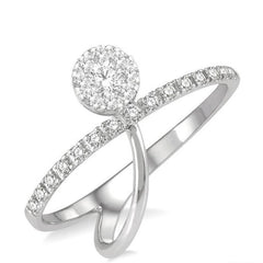 Parkplace Jewelers Round Shape Lovebright Diamond Fashion Ring 377N5PPFGWG