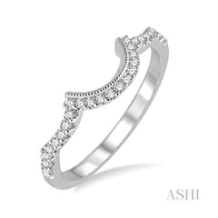 ASHI Diamond Wedding Band 24528PPFHWG-WB