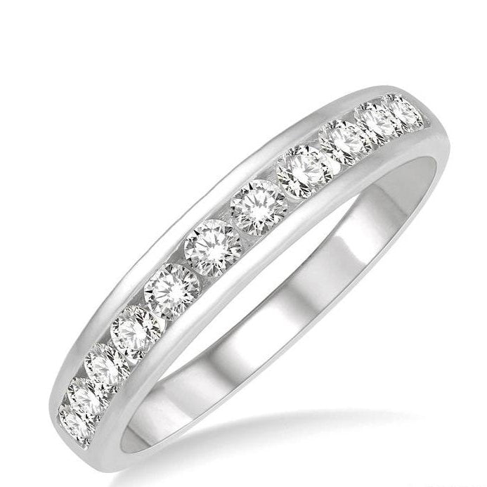 Parkplace Jewelers 11 Stone Channel Set Diamond Wedding Band 33313PPFGWG