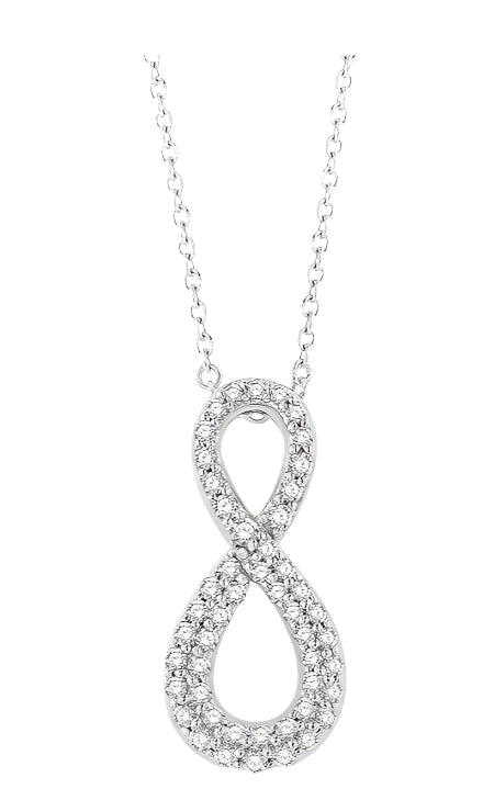 Parkplace Jewelers Infinity Diamond Pendant 907F6PPFHPDWG