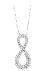 Parkplace Jewelers Infinity Diamond Pendant 907F6PPFHPDWG