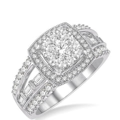 Parkplace Jewelers Cushion Shape Halo Lovebright Diamond Engagement Ring 122E0PPFVWG-1.40