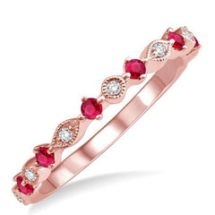 Parkplace Jewelers Gemstone & Diamond Band 46389PPFHRBPG