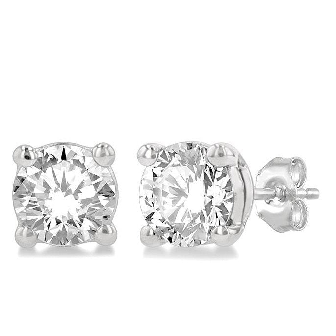 Parkplace Jewelers Round Shape Diamond Stud Earrings 66303PPFGERWG