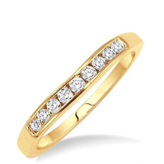 Parkplace Jewelers Channel Set Curved Diamond Wedding Band 31146PPFHYG
