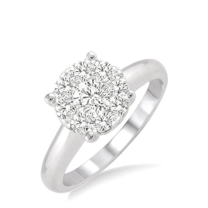 Parkplace Jewelers Round Shape Lovebright Essential Diamond Ring 36905PPFVWG