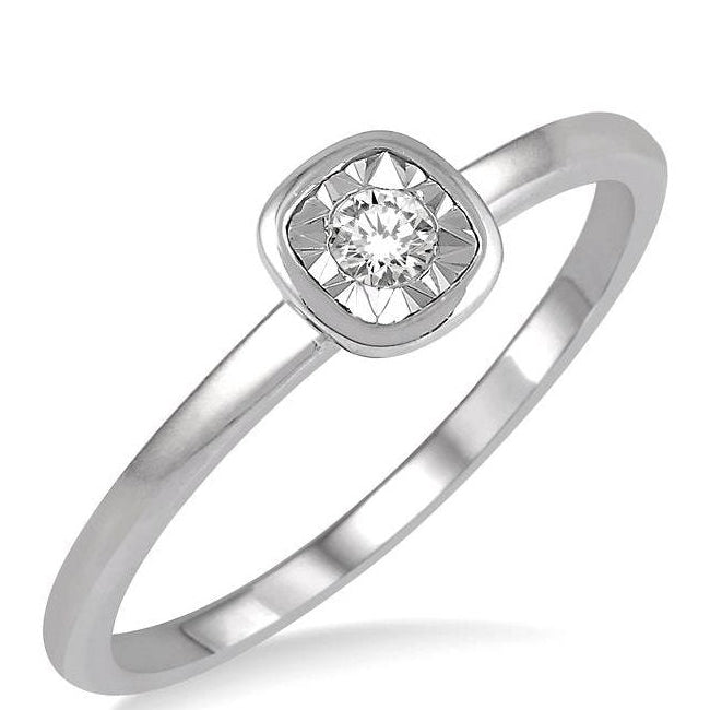 Parkplace Jewelers Stackable Cushion Shape Diamond Promise Ring 11419PPTXWG