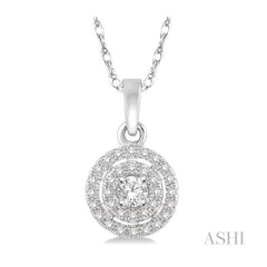 ASHI Halo Diamond Fashion Pendant 64737PPFNPDWG