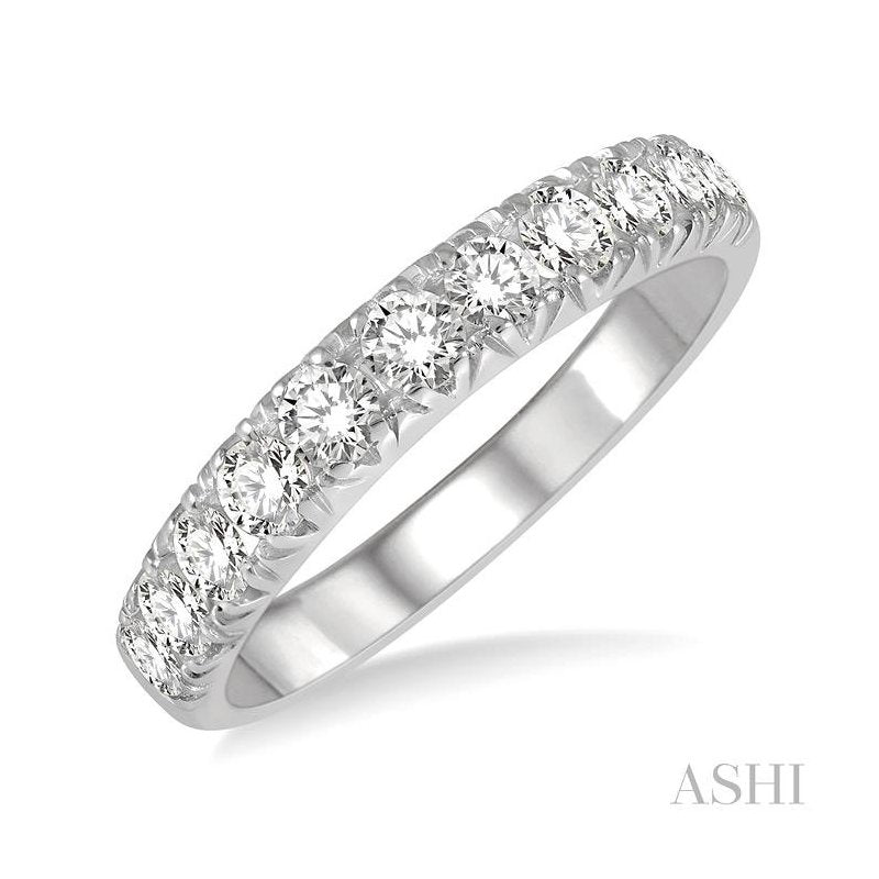 ASHI 11 Stone Diamond Wedding Band 33302PPFGWG