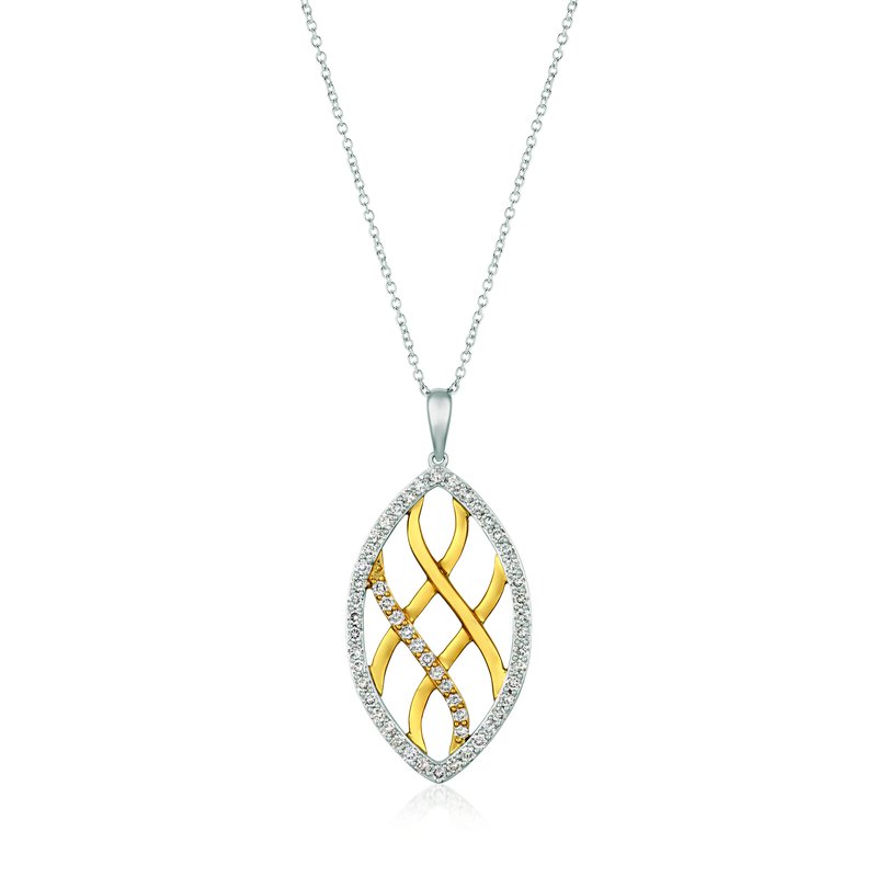 Le Vian 14K Two Tone Gold Pendant YQZM 6