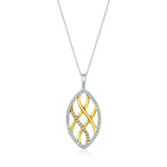 Le Vian 14K Two Tone Gold Pendant YQZM 6