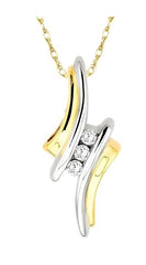 Parkplace Jewelers 3 Stone Diamond Pendant 63298PPTXPDYG