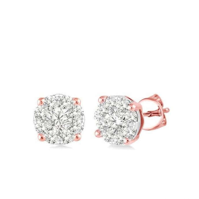 Parkplace Jewelers Round Shape Lovebright Essential Diamond Stud Earrings 91758PPFHERPG
