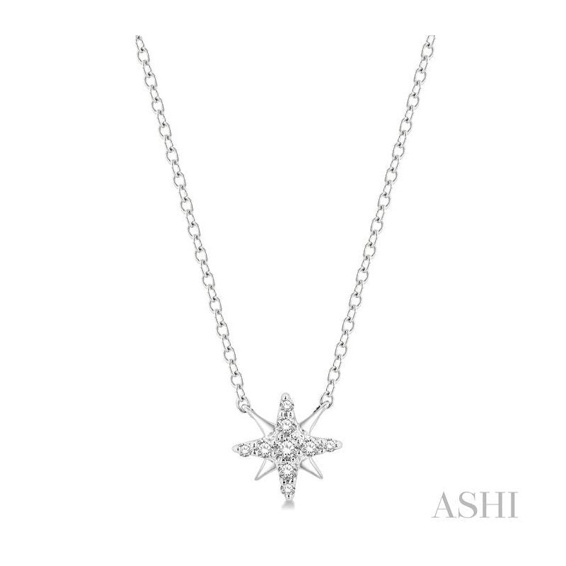 ASHI Star Petite Diamond Fashion Pendant 642C9PPTSPDWG