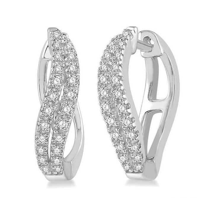Parkplace Jewelers Diamond Fashion Hoop Earrings 636A6PPTSERWG