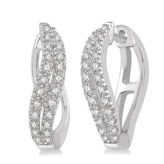 Parkplace Jewelers Diamond Fashion Hoop Earrings 636A6PPTSERWG