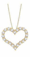 Parkplace Jewelers Heart Shape Diamond Pendant 94050PPFGPDYG-1.50