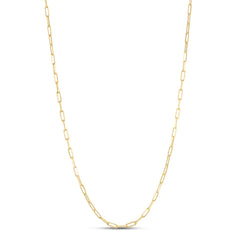 Yellow Sterling Silver Diamond Cut/ Textured Gold Plated Paperclip Anklet