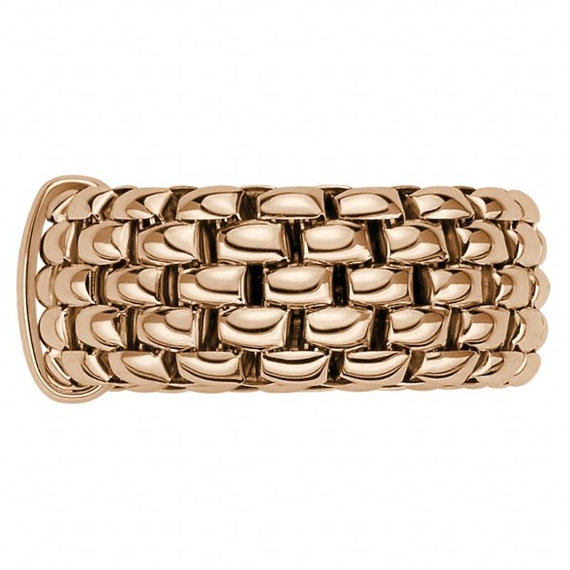 Fope Flex'it Essentials 18ct Rose Gold Wide Ring 05E04AX_XX_R_XRX_00S