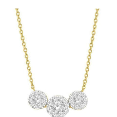 Parkplace Jewelers Round Shape Past Present & Future Lovebright Essential Diamond Necklace 9962VPPFGNKYW