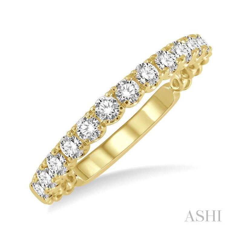 ASHI Diamond Wedding Band 33353PPFGYG