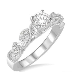 Parkplace Jewelers Round Shape Diamond Engagement Ring 264D5PPFHWG-LE