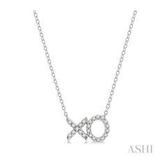 ASHI X & O Petite Diamond Fashion Pendant 645D8PPTSPDWG