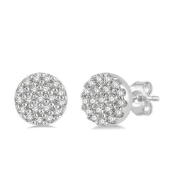 Parkplace Jewelers Disc Petite Diamond Fashion Earrings 646A8PPFSERWG