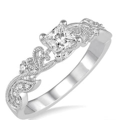 Parkplace Jewelers Princess Shape Diamond Engagement Ring 265D5PPFHWG-LE