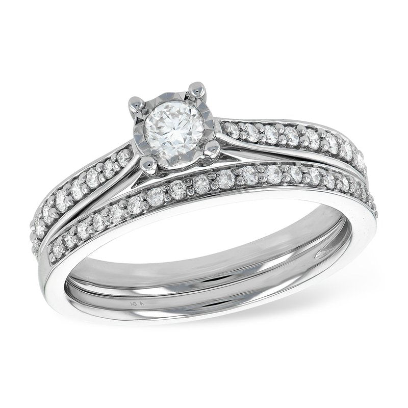 Parkplace Jewelers 14KT Gold Two-Piece Wedding Set F225-53178