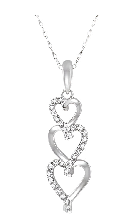 Parkplace Jewelers Heart Shape Diamond Pendant 98218PPTSPDWG