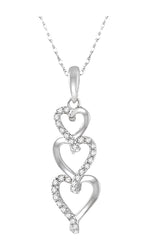 Parkplace Jewelers Heart Shape Diamond Pendant 98218PPTSPDWG