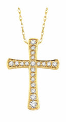 Parkplace Jewelers Cross Diamond Pendant 95648PPFVPDYG