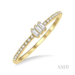 ASHI Stackable Petite Baguette Diamond Fashion Ring 386G7PPTGYG