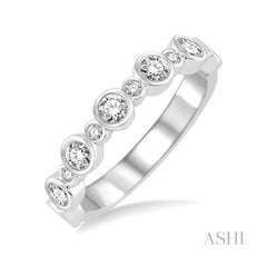ASHI Stackable Diamond Wedding Band 35802PPFHWG