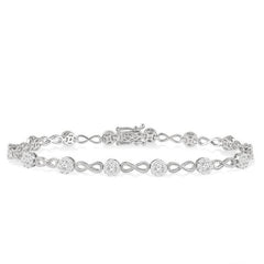 Parkplace Jewelers Lovebright Diamond Infinity Link Bracelet 70181PPFGWG