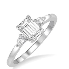 Parkplace Jewelers Emerald Shape Diamond Engagement Ring 255L3PPFHWG-LE-OC