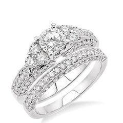 Parkplace Jewelers Round Shape Diamond Wedding Set 25630PPFRWG-WS-1.70
