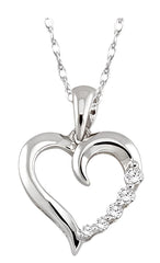 Parkplace Jewelers Heart Shape Journey Diamond Fashion Pendant 93669PPTXPDWG