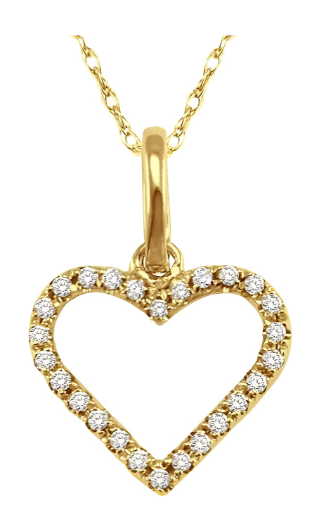 Parkplace Jewelers Heart Shape Diamond Pendant 93698PPTXPDYG