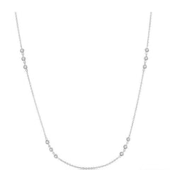 Parkplace Jewelers 3 Stone Diamond Station Necklace 994CHPPFGNKWG
