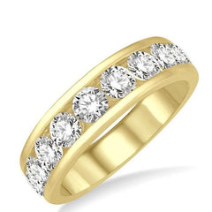 Parkplace Jewelers 11 Stone Channel Set Diamond Wedding Band 33310PPFGYG-2.00