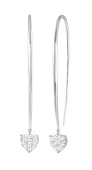 Parkplace Jewelers Heart Shape Lovebright Essential Diamond Earrings 927A3PPFHERWG