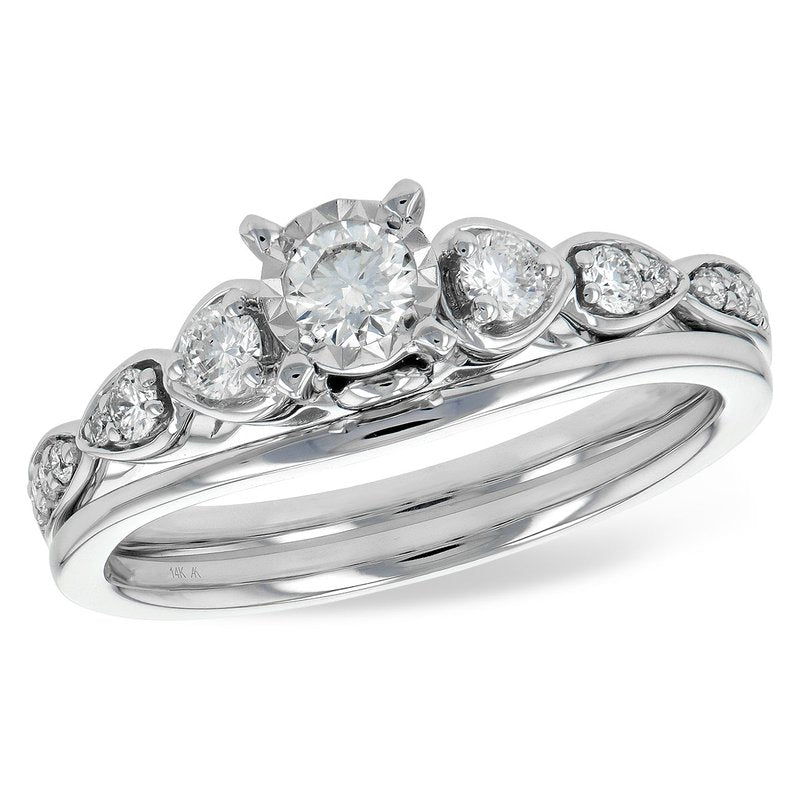 Parkplace Jewelers 14KT Gold Two-Piece Wedding Set E225-53178