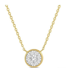 Parkplace Jewelers Round Shape Lovebright Essential Diamond Pendant 9977UPPFHNKYW
